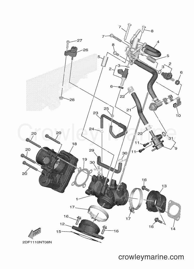 2018 Cruiser XV1900FDD - XV1900FDD (2DF4) [010] - INTAKE