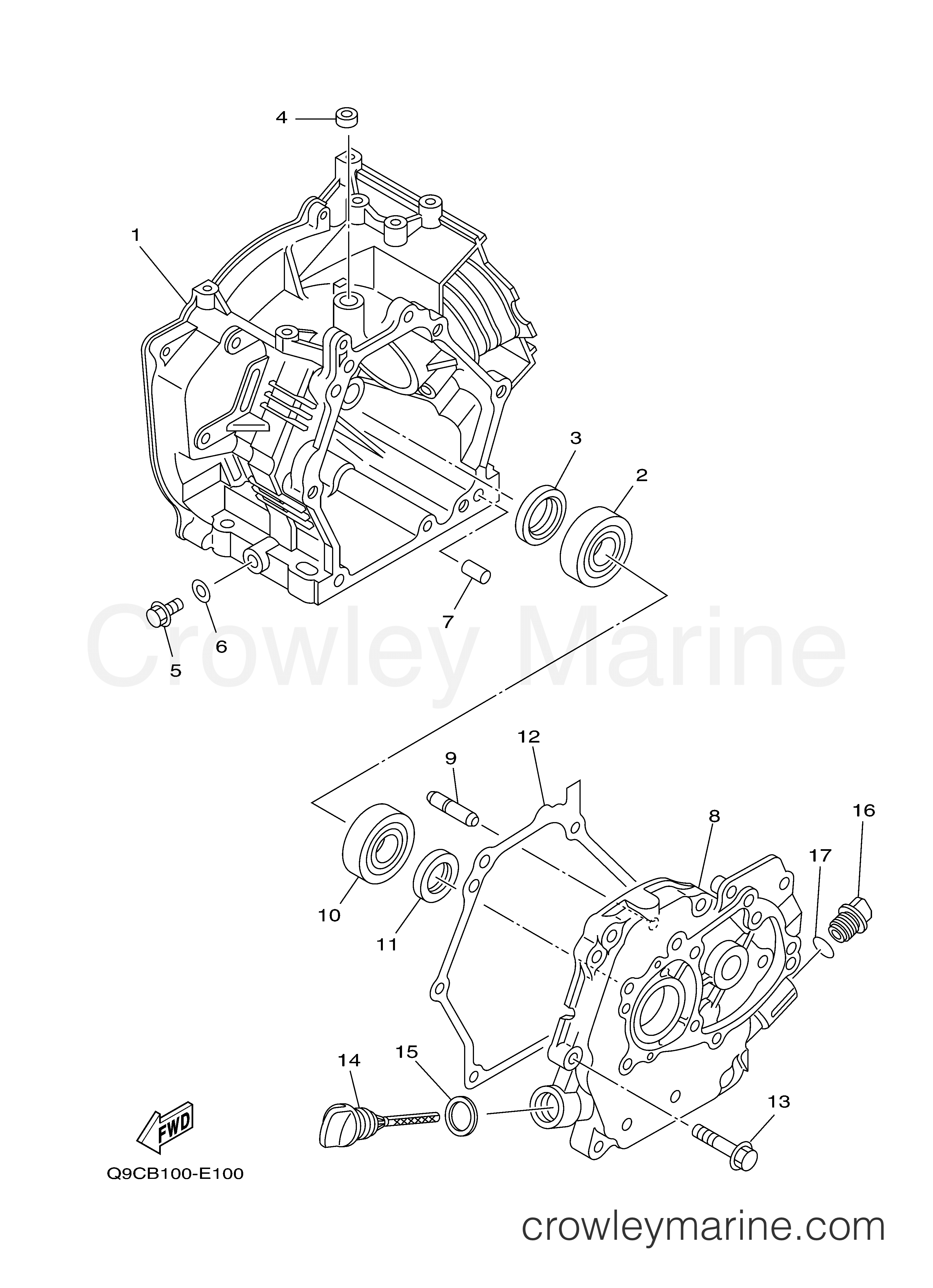Yamaha Motors YP20GH - CRANKCASE