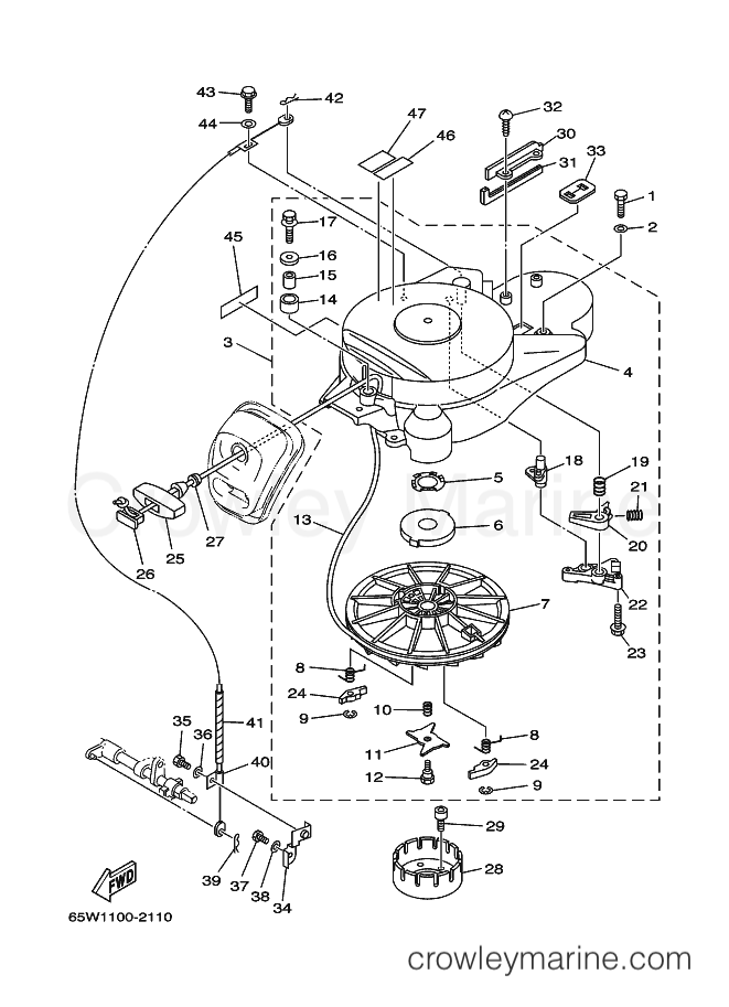 Yamaha Motors F25A (65W1) [430] - STARTER