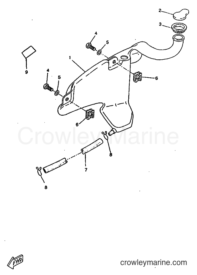 1998 Scooter CW50RSX - CW50RSX (5CD3) [010] - OIL TANK