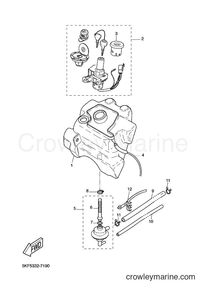 2001 Scooter YQ50L - YQ50L (5KFB) [01C] - FUEL TANK