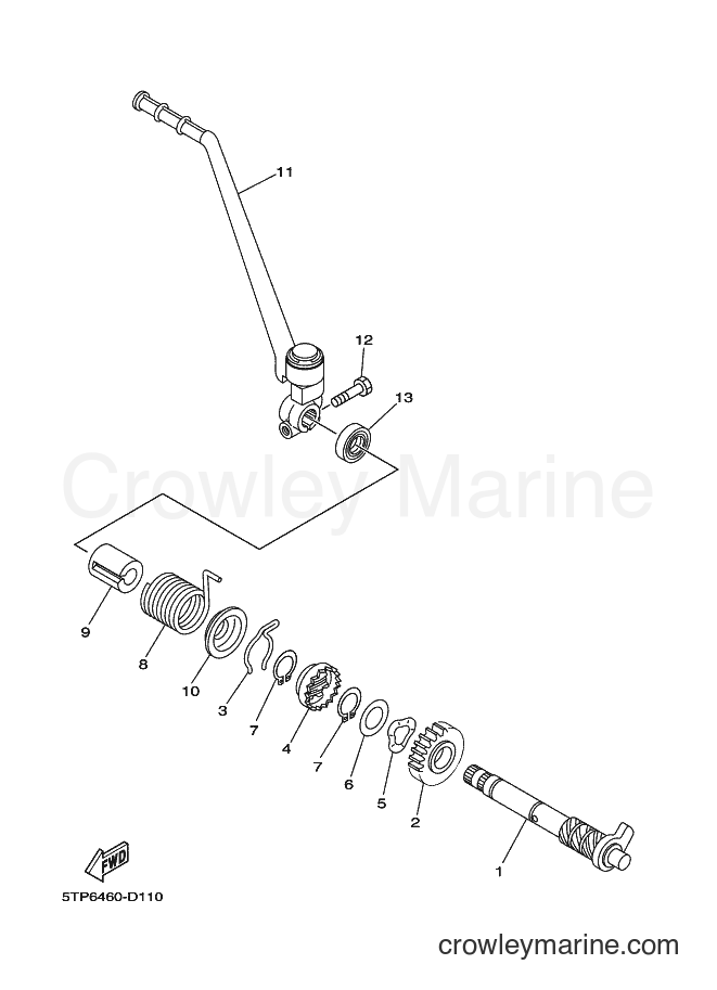 Yamaha Motors T110C (5TP9) [010] - STARTER