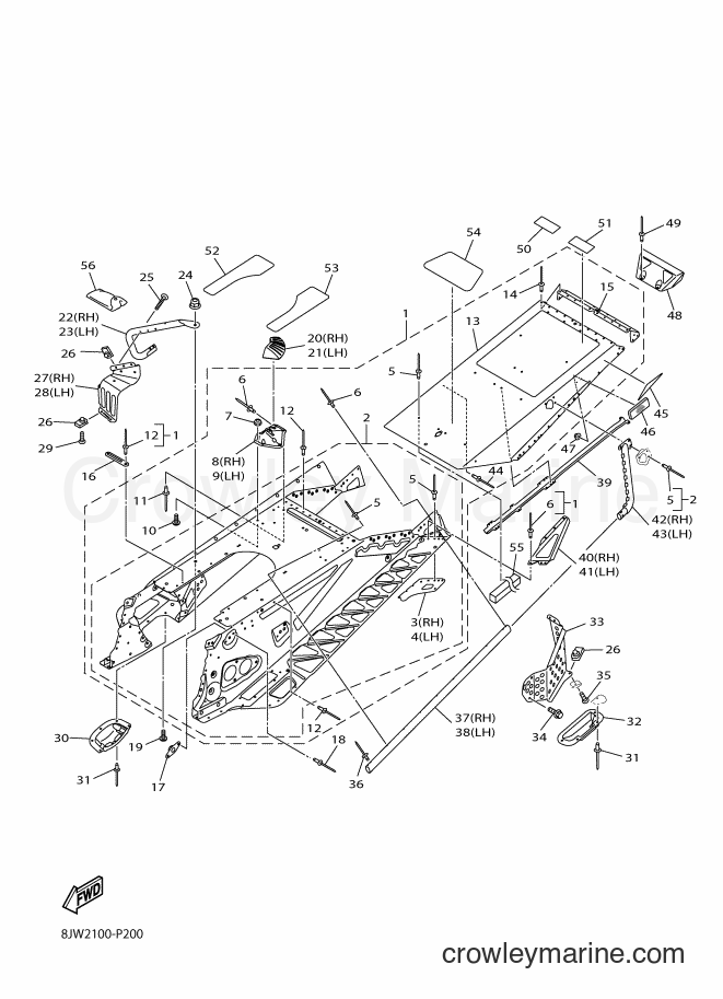 2015 Snowmobile SRV10RS - SRV10RS (8JW3) [010] - FRAME 2