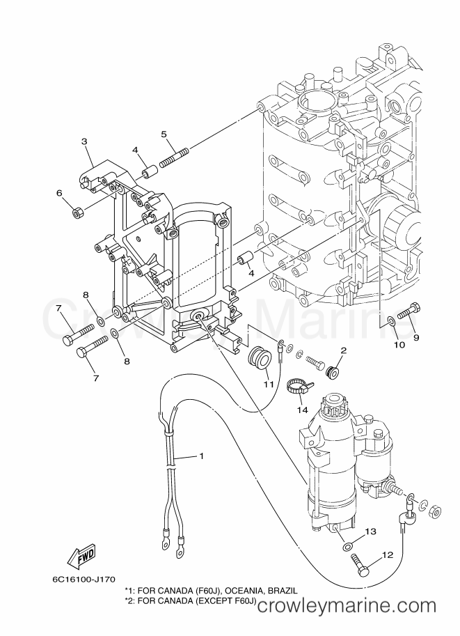 Yamaha Motors F60CET (6C57) [200] - ELECTRICAL 4