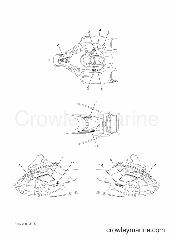 2010 Snowmobile RFX10RSS - RFX10RSS (8HK4) [010] - EMBLEM