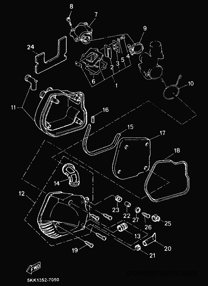 1999 Scooter YN100 - YN100 (5KK1) [999] - INTAKE