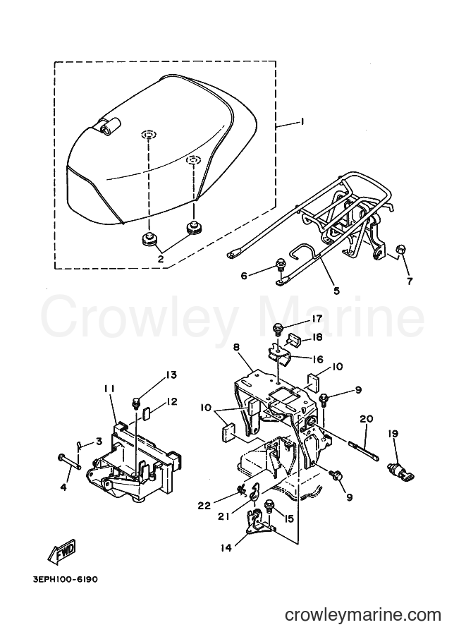 Yamaha Motors SH50 (3EPT) [010] - SEAT