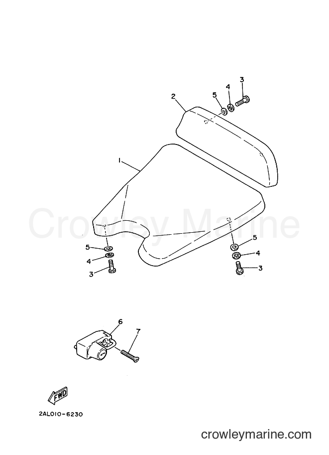 Yamaha Motors YSR50 (2AL) [999] - SEAT