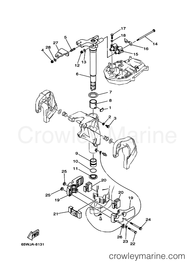 Yamaha Motors F25A (65W) [99A] - BRACKET 3