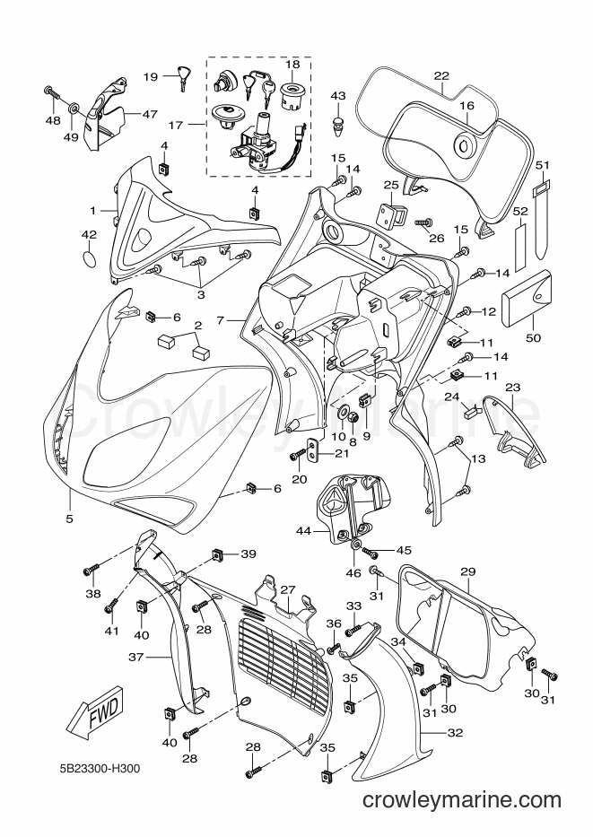 2010 Scooter VP250 - VP250 (5B24) [060] - LEG SHIELD