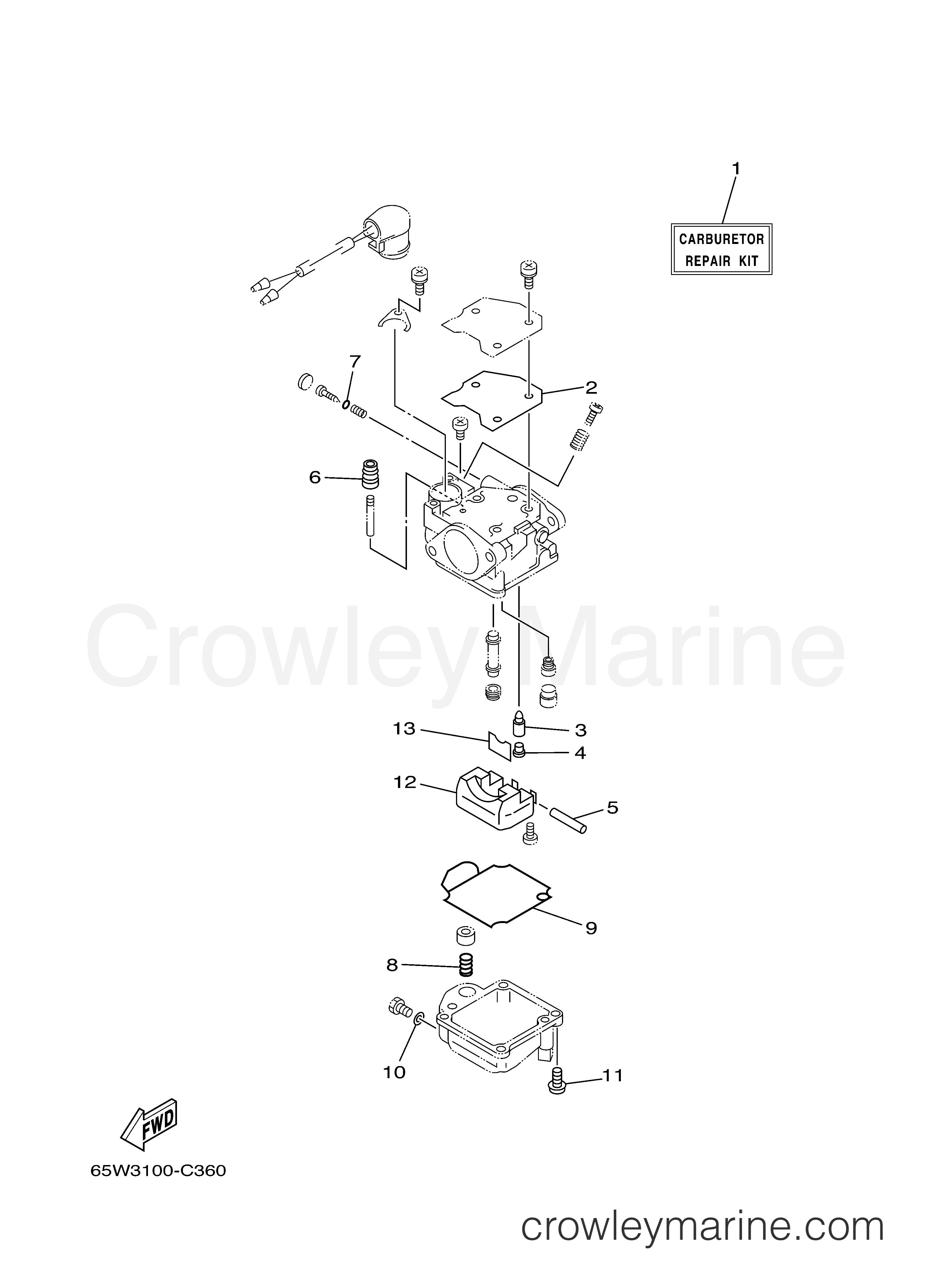 Yamaha Motors F25MSHD - REPAIR KIT 2
