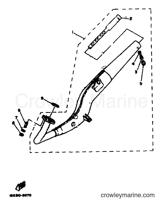 1982 Street Bike RD80 - RD80 (12G) [999] - EXHAUST