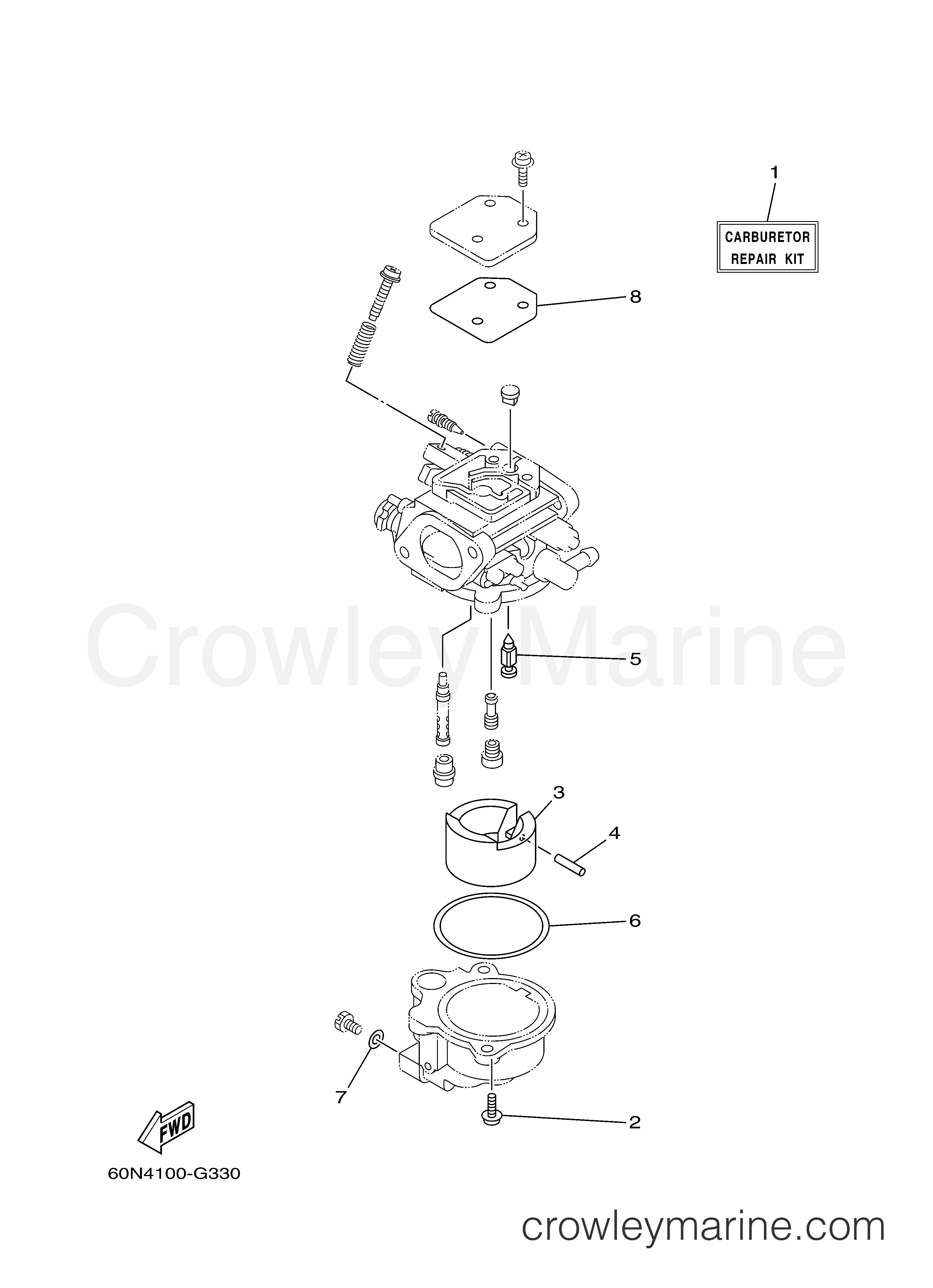 Yamaha Motors F8LMHA - REPAIR KIT 2
