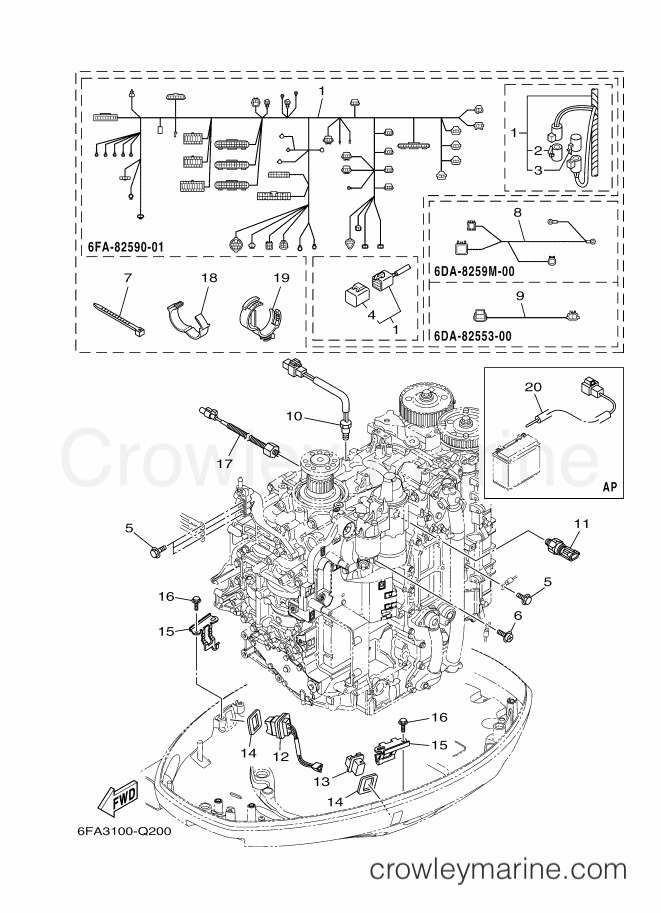 Yamaha Motors F175AETL (6FA3) [030] - ELECTRICAL 4