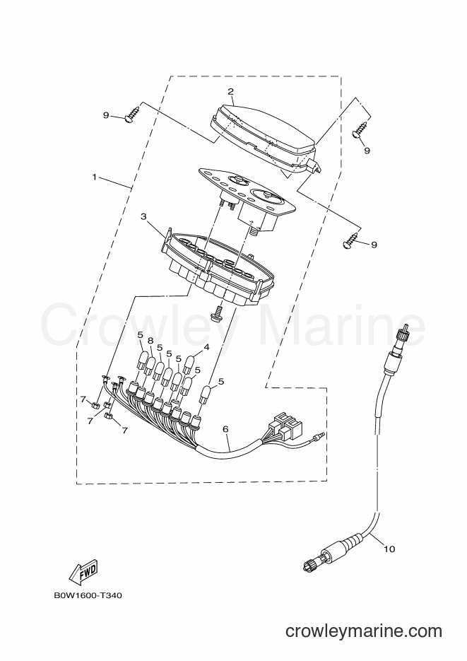 Yamaha Motors T110LEC (B6AA) [010] - METER