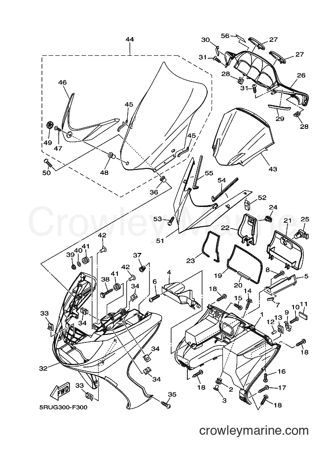 Yamaha Motors YP400A (34B1) [010] - LEG SHIELD