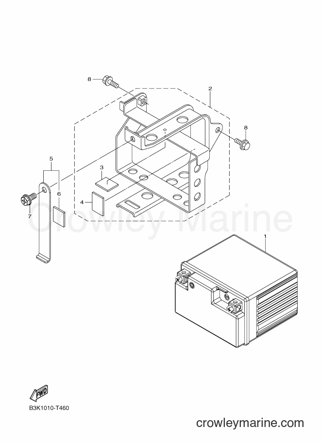 2018 Scooter CEH50D - CEH50D (B3K2) [010] - BATTERY & BOX