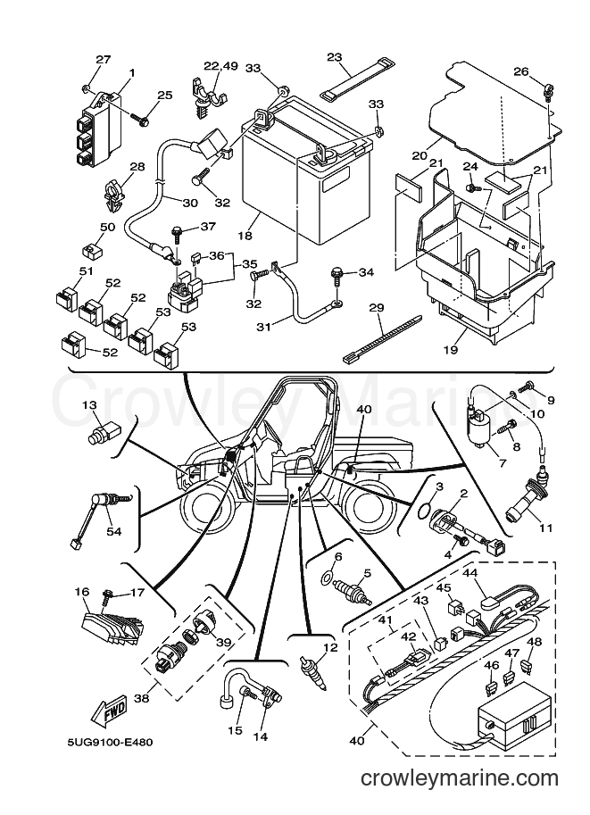 Yamaha Motors YXR660F (5UGH) [010] - ELECTRICAL 1