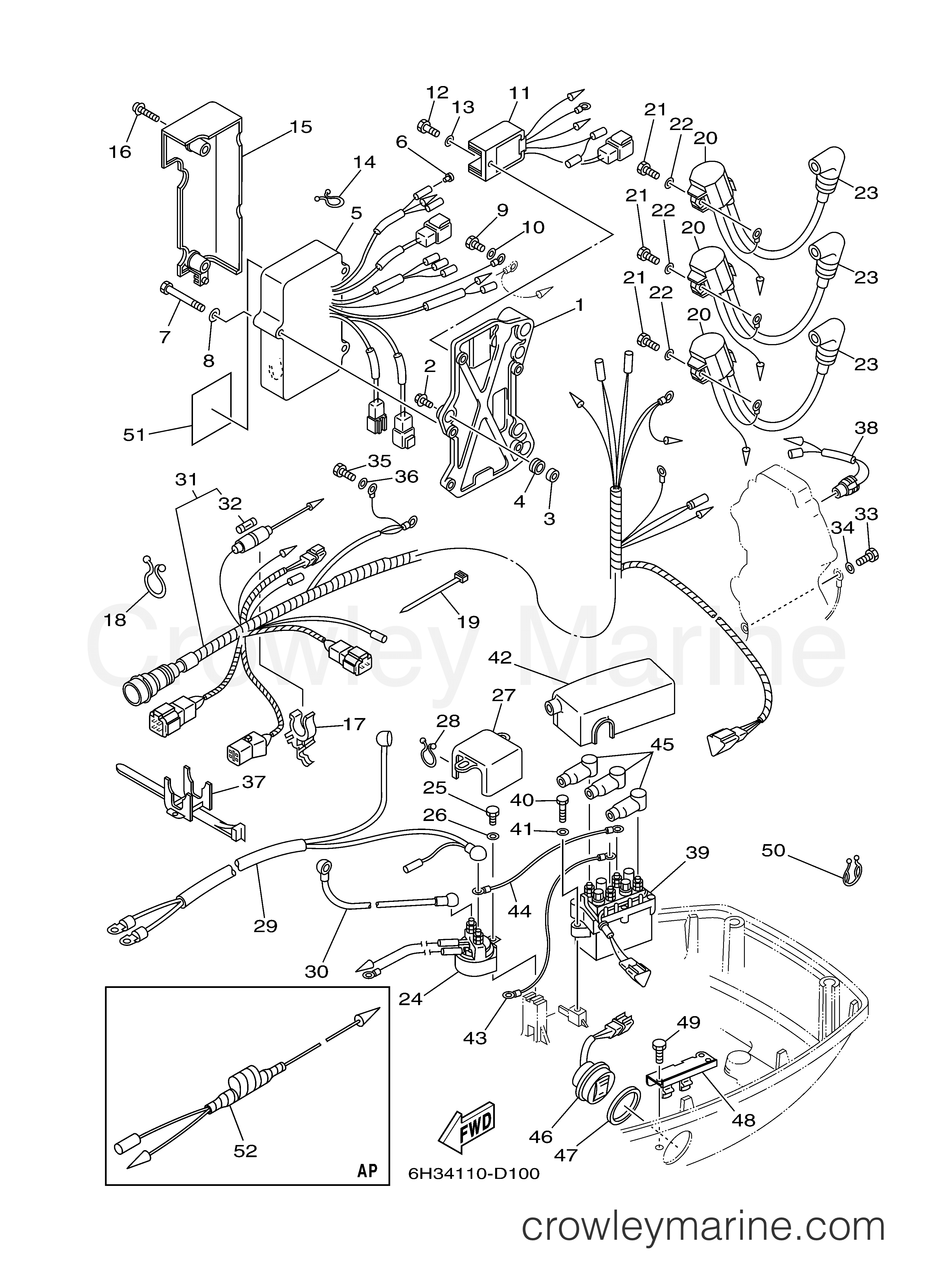 Yamaha Motors 70TLR - ELECTRICAL