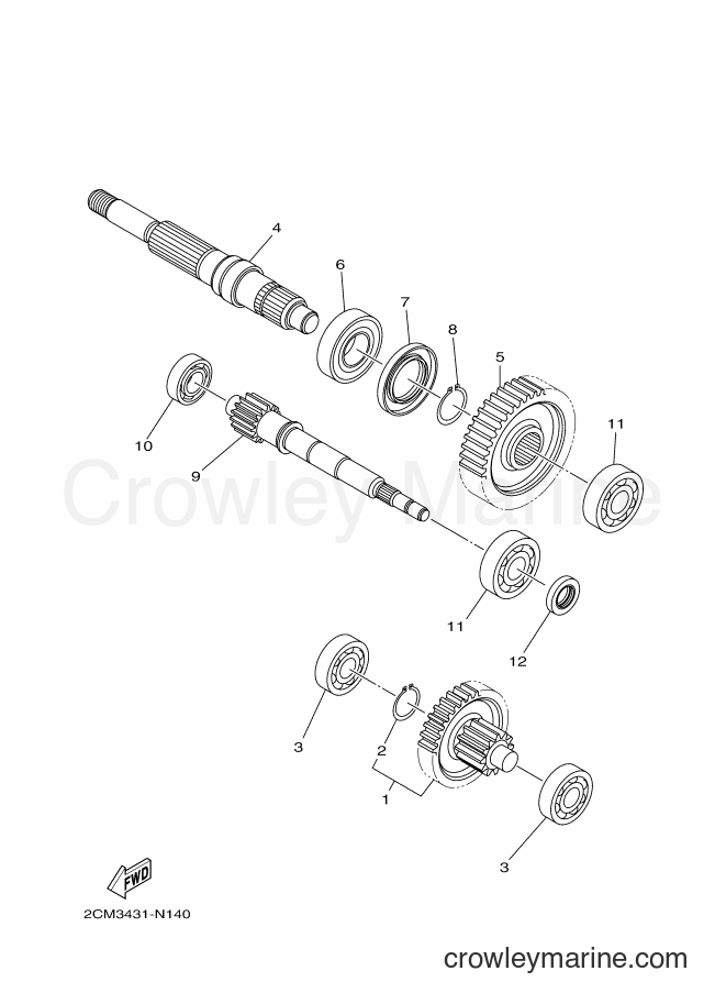 Yamaha Motors MW125A (2CMS) [020] - TRANSMISSION