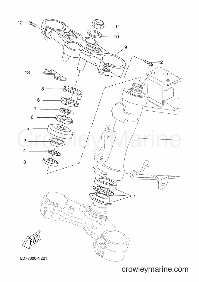 2016 Sport Bike YZF-R125A - YZF-R125A (5D7T) [080] - STEERING