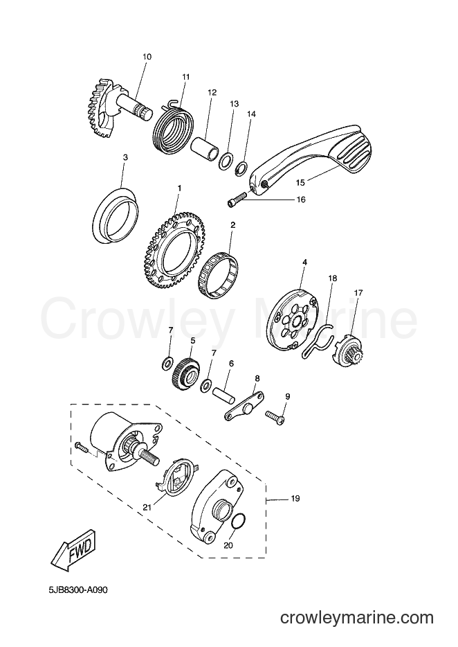 Yamaha Motors YH50 (5JB8) [010] - STARTER