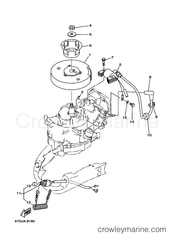 Yamaha Motors F4MLH (67D) [050] - GENERATOR