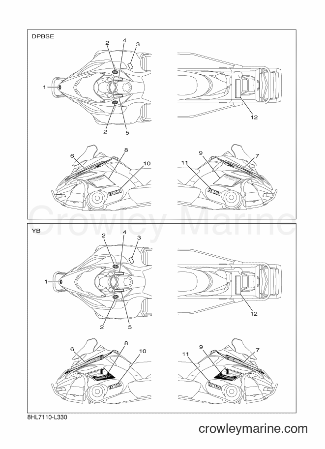 2012 Snowmobile RFX10ST2 - RFX10ST2 (8HL8) [010] - EMBLEM