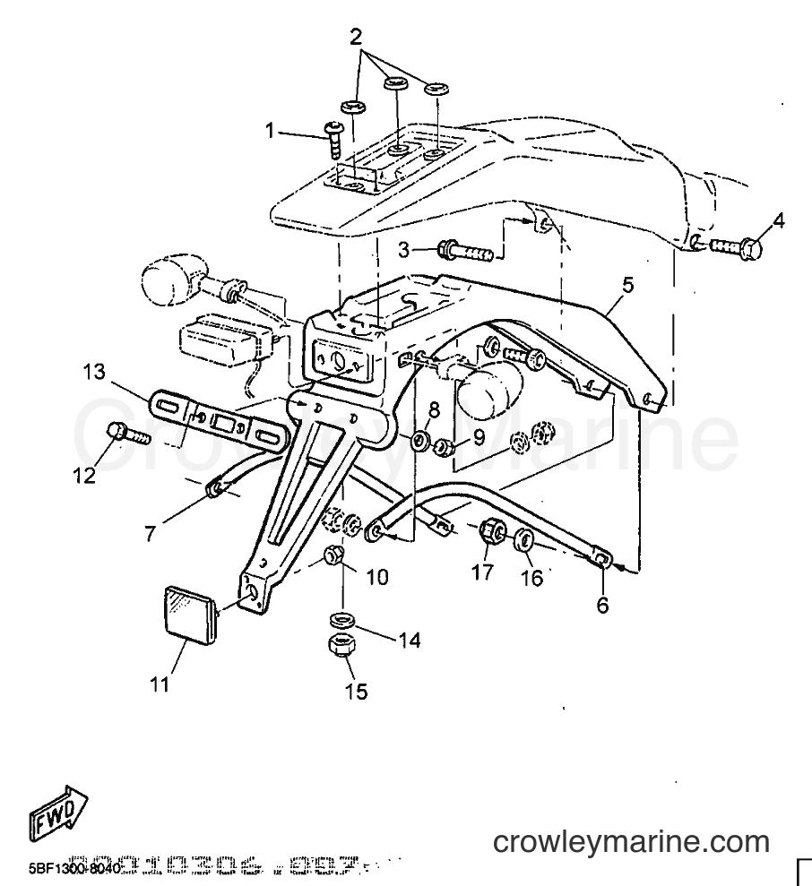 1998 Dirt Bike WR400F - WR400F (5BF2) [999] - BRACKET