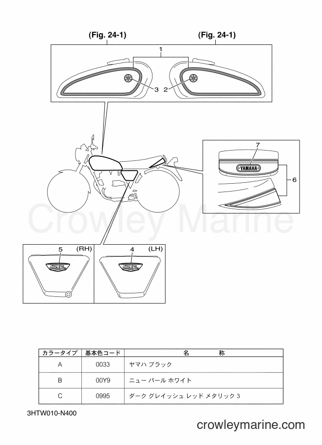2014 Street Bike SR400 - SR400 (3HTW) [010] - GRAPHIC & EMBLEM