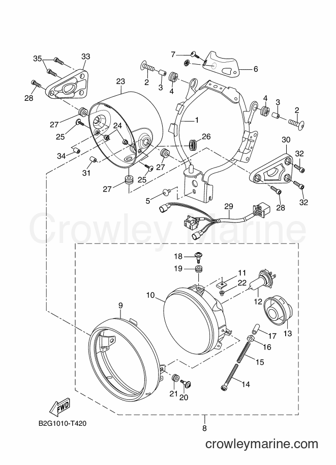2018 Street Bike MTM690 - MTM690 (B2G1) [010] - HEADLIGHT