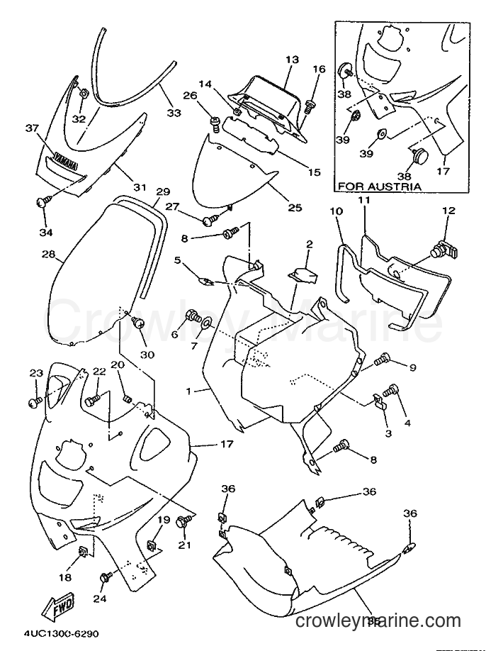 Yamaha Motors YP250 (4UC2) [100] - LEG SHIELD