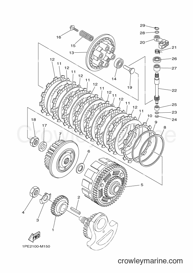 Yamaha Motors YFM700R (2LSA) [010] - CLUTCH