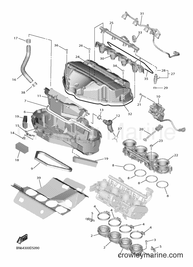2017 Sport Bike YZF600 - YZF600 (BN64) [060] - INTAKE
