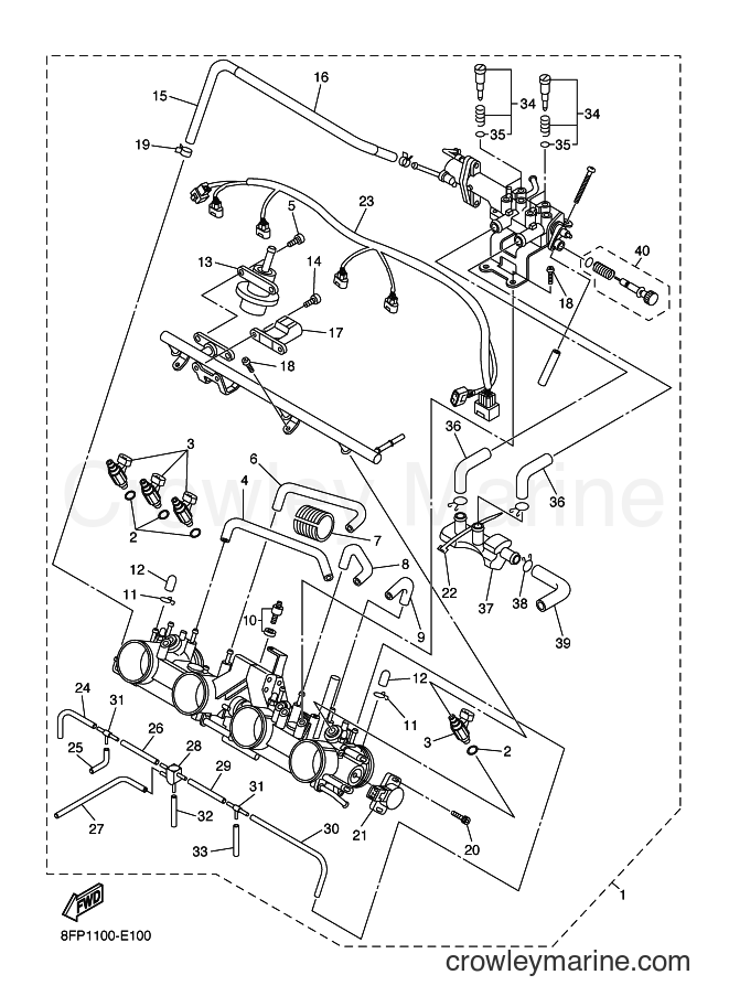Yamaha Motors RX10 (8FP1) [020] - INTAKE 2