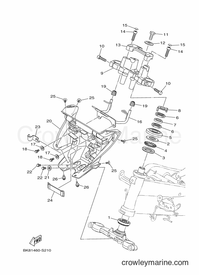 2017 Street Bike VXN150 - VXN150 (BK82) [010] - STEERING
