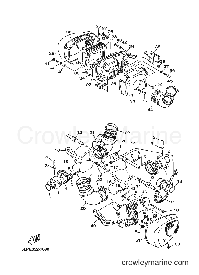 Yamaha Motors XV1100 (3LPH) [010] - INTAKE
