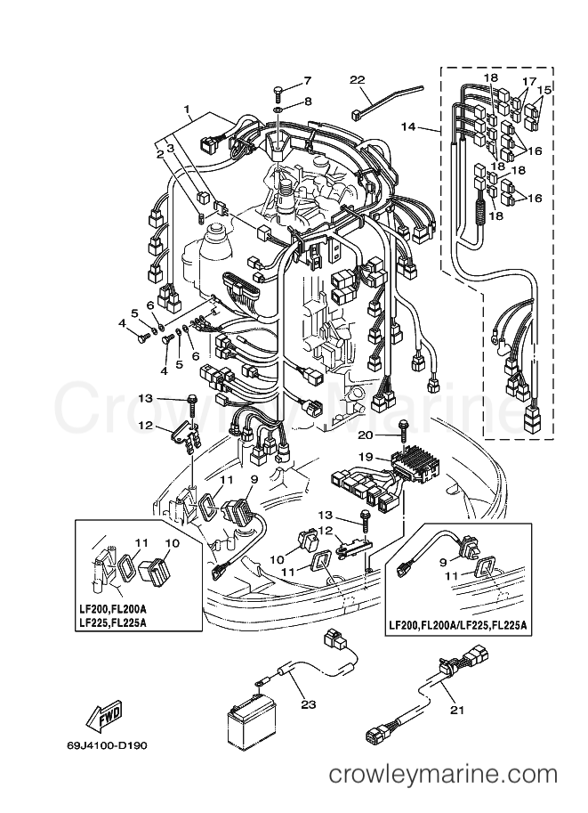 Yamaha Motors F200AET (60L4) [080] - ELECTRICAL 3