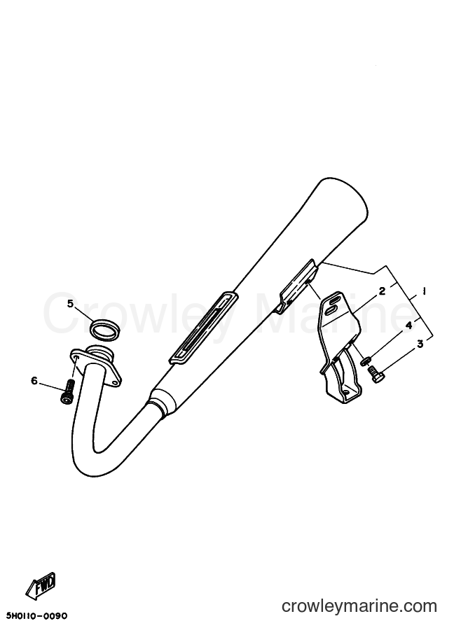 2000 Street Bike SR125 - SR125 (3MW9) [100] - EXHAUST