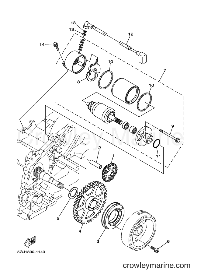 Yamaha Motors XP500 (5VU8) [050] - STARTER