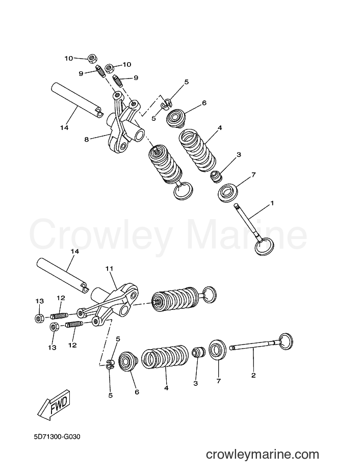 2011 Dirt Bike WR125R - WR125R (22B5) [080] - VALVE