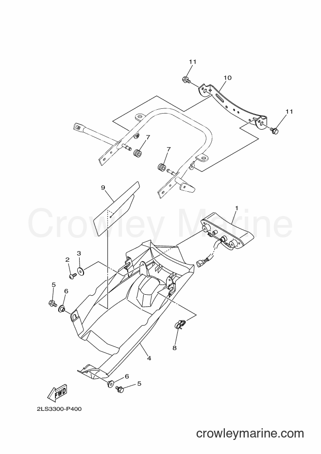 2015 ATV YFM700R - YFM700R (2LS3) [010] - TAILLIGHT