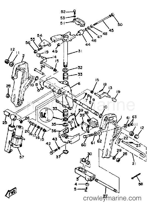 Yamaha Motors 50ETLN - BRACKET