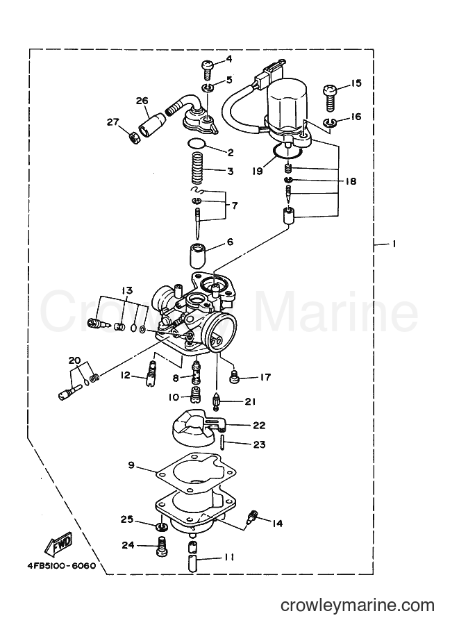 2000 Scooter CY50 - CY50 (3SAB) [010] - CARBURETOR